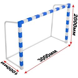 Poartă fotbal PlayPark FS-21 (White/Blue) Thumb