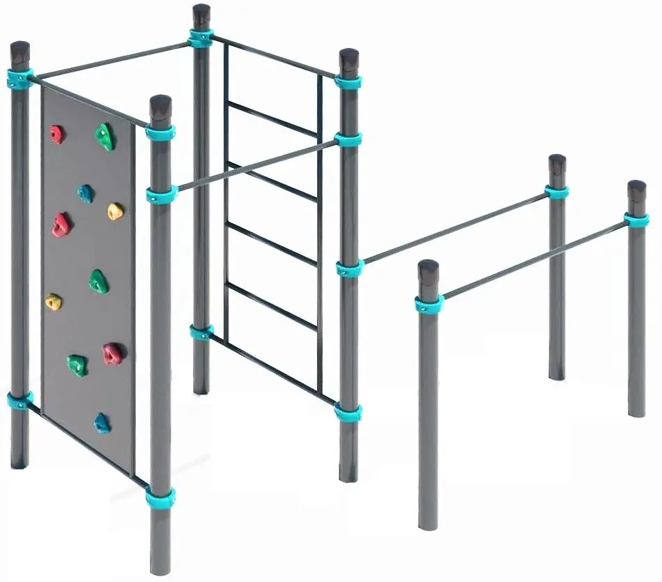 Complex sportiv Playpark Workout C-038 (Grey/Blue)