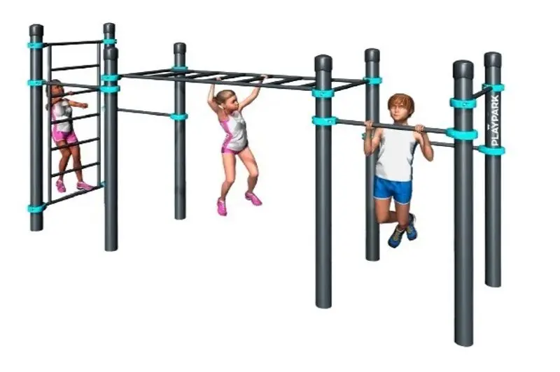 Спортивный комплекс PlayPark Workout Kids C-122 (Grey)