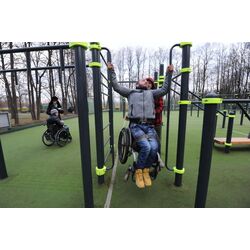 Complex sportiv cu balustrade pentru persoanele cu dizabilități PlayPark ParaWorkout PD-03 Thumb