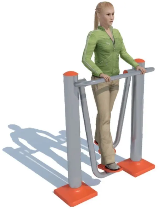 Тренажер для фитнеса PlayPark B-13 (Orange/Gray)