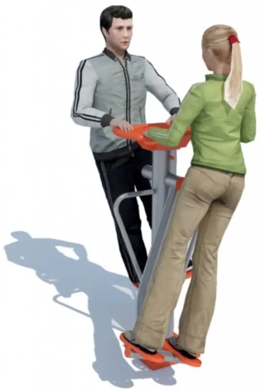 Тренажер для фитнеса PlayPark B-22 (Orange/Gray)