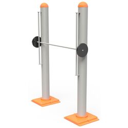 Aparat fitness pentru persoanele cu dizabilități PlayPark Bara haltera 10kg E-04