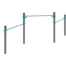 Bare orizontale în cascadă triple PlayPark Gimbarr C-003