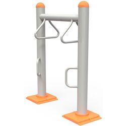 Bara orizontala cu manere pentru persoanele cu dizabilități PlayPark E-06 (Orange/Gray)