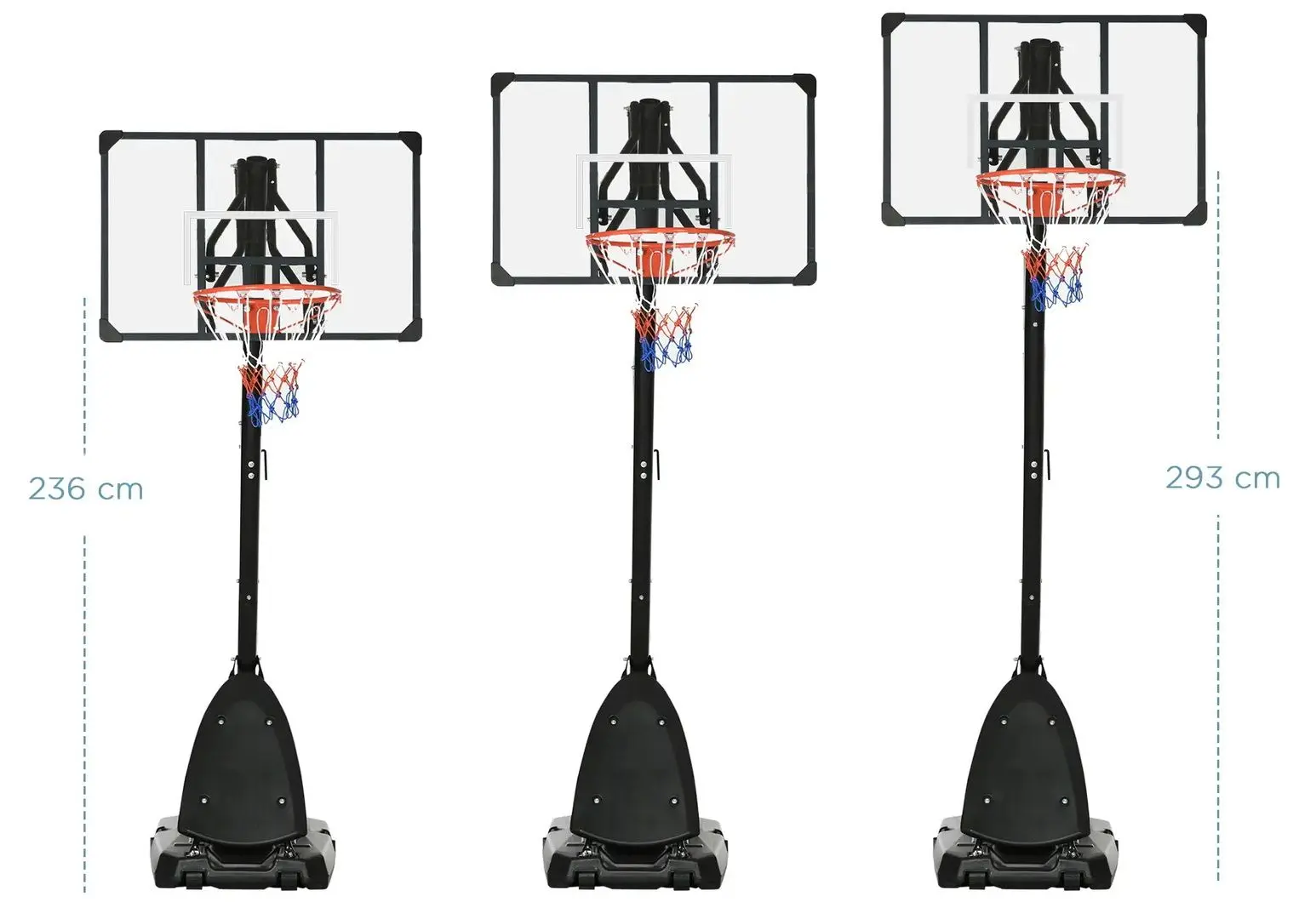 Баскетбольная стойка Sportnow A61-045V00BK (Black)