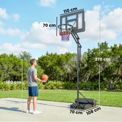 Баскетбольная стойка Sportnow A61-082V00BK (Black) Thumb