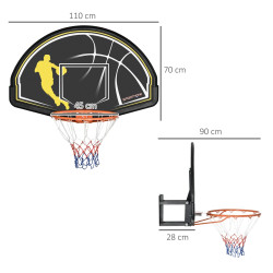 Cos de basket Sportnow A61-033V00OG (Black/Yellow) Thumb