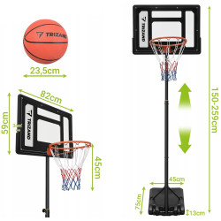 Баскетбольный набор Trizand Freestyle 27364 (Black) Thumb