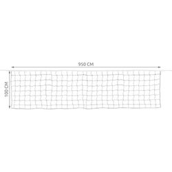 Сетка для волейбола Trizand 2851 (Black) Thumb