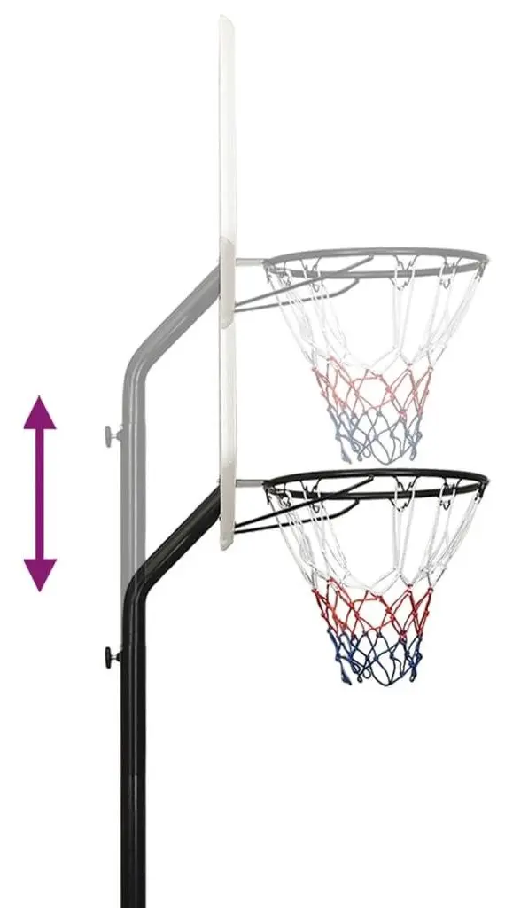 Баскетбольная стойка VidaXL 93652 (White/Black)