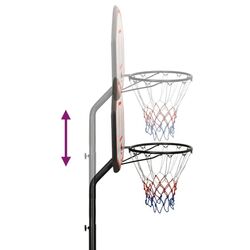 Баскетбольная стойка VidaXL 93653 (Black) Thumb