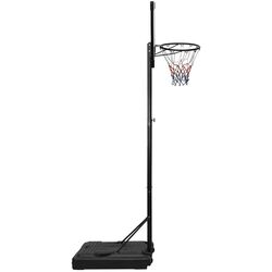 Баскетбольная стойка VidaXL 93654 (Black/Transparent) Thumb