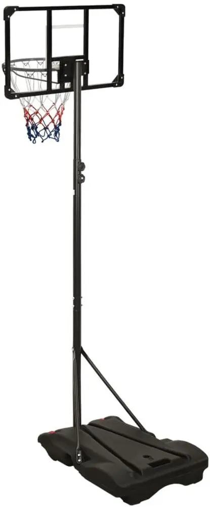 Stand de baschet VidaXL 93657 (Black/Transparent)