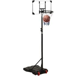 Stand de baschet VidaXL 93657 (Black/Transparent) Thumb