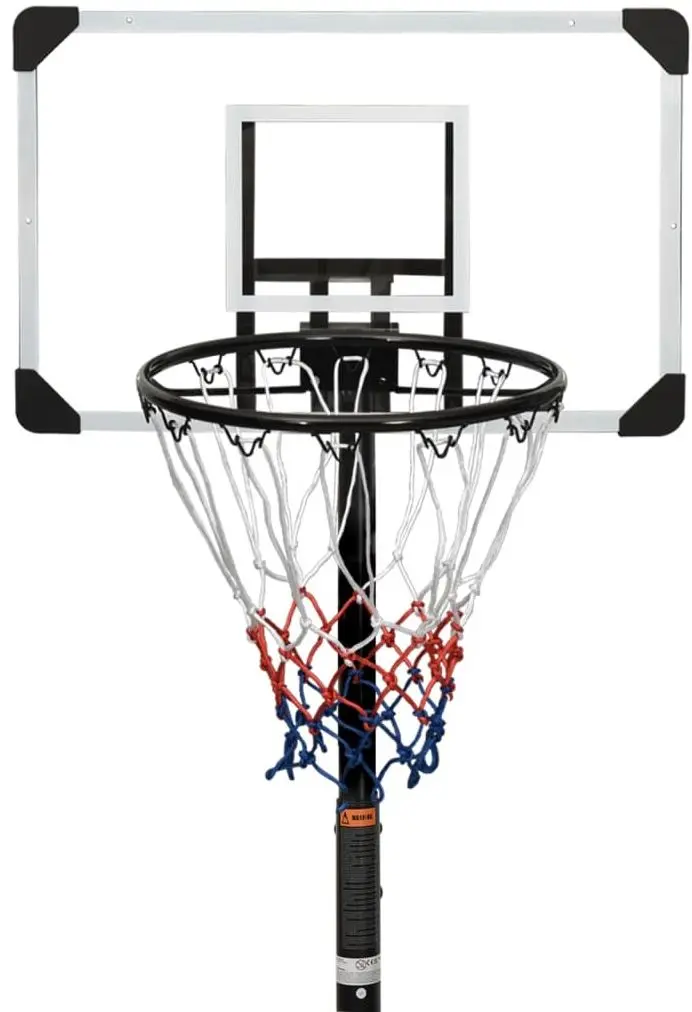 Stand de baschet VidaXL 93657 (Black/Transparent)
