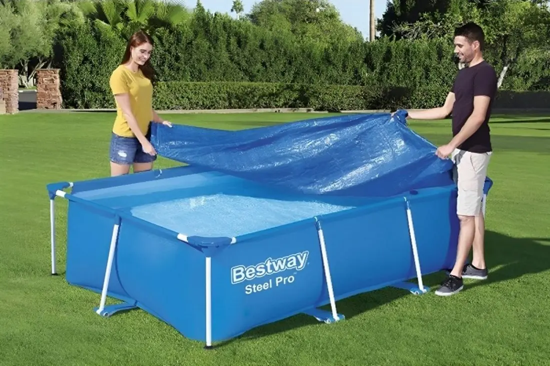 Husa piscina cu carcas Bestway 58105BW