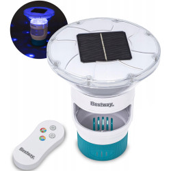 Dozator plutitor cu iluminare Bestway SolarGlow 58943BW (White/Blue) Thumb