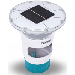 Dozator plutitor cu iluminare Bestway SolarGlow 58943BW (White/Blue) Thumb