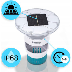 Dozator plutitor cu iluminare Bestway SolarGlow 58943BW (White/Blue) Thumb