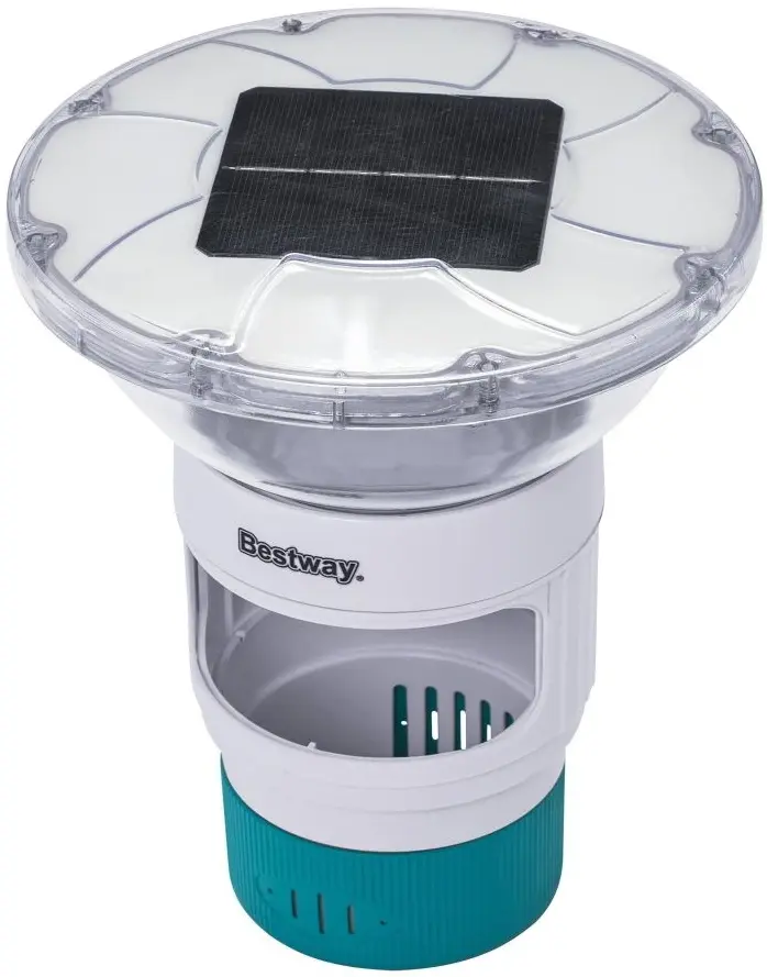 Dozator plutitor cu iluminare Bestway SolarGlow 58943BW (White/Blue)