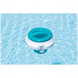 Dozator plutitor cu termometru Bestway 58701BW (White/Blue) Thumb