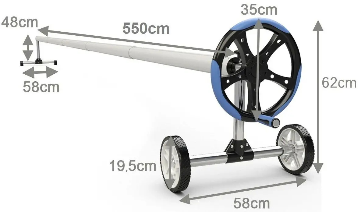 Разматыватель брезента Costway OP70080 (Inox) - 2