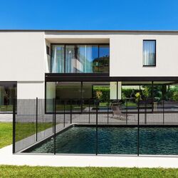 Gard de siguranta pentru piscina Costway NP11564 (Black) Thumb