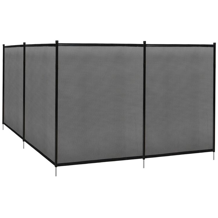 Gard de siguranta pentru piscina Costway NP11564 (Black)