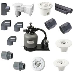 Комплект для фильтрации бассейна Emaux P650 + SS100 75м3