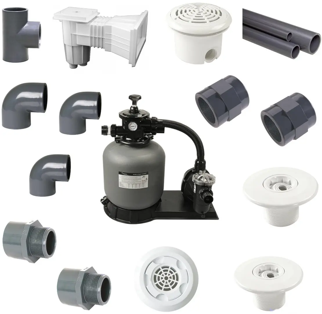 Kit filtrare piscina cu liner Emaux FSP500 + accesorii