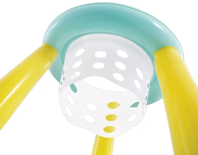 Baschet gonflabil Intex Mega Floating Hoop 56500 (Light Blue/White/Yellow) - 3