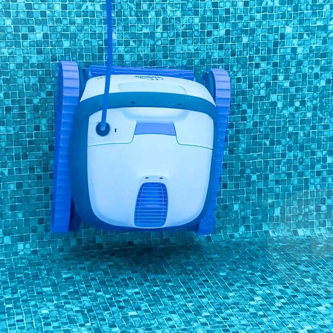 Robot pentru curatarea piscinei Maytronics Dolphin S100 (White/Grey)