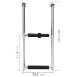 Лестница для бассейна VidaXL 92373 (Inox) Thumb