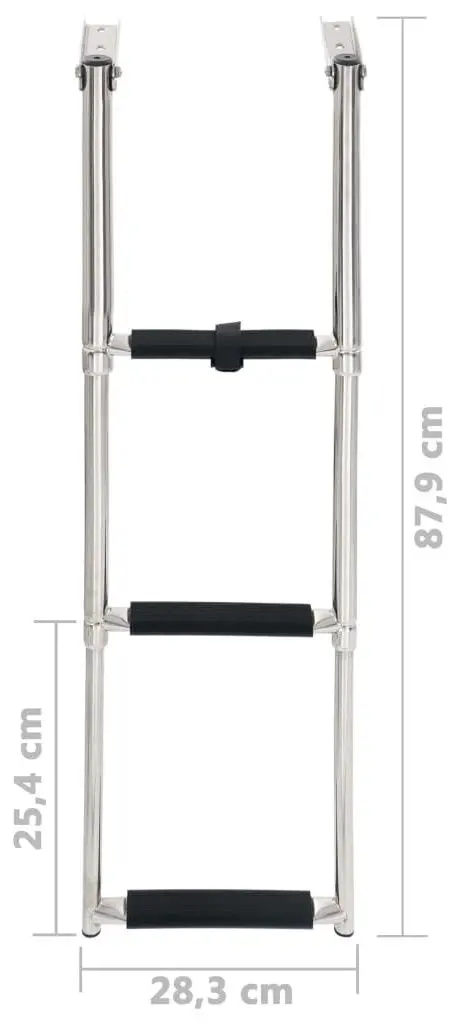 Лестница для бассейна VidaXL 92374 (Inox)