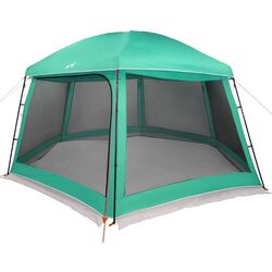 Cort pentru piscina cu cadru VidaXL 4100626 (Green)