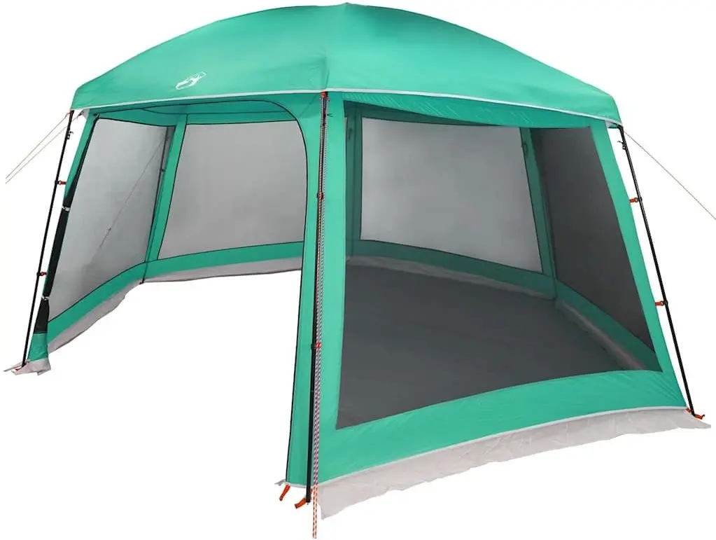 Cort pentru piscina cu cadru VidaXL 4100626 (Green)