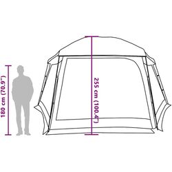 Cort pentru piscina cu cadru VidaXL 4100626 (Green) Thumb