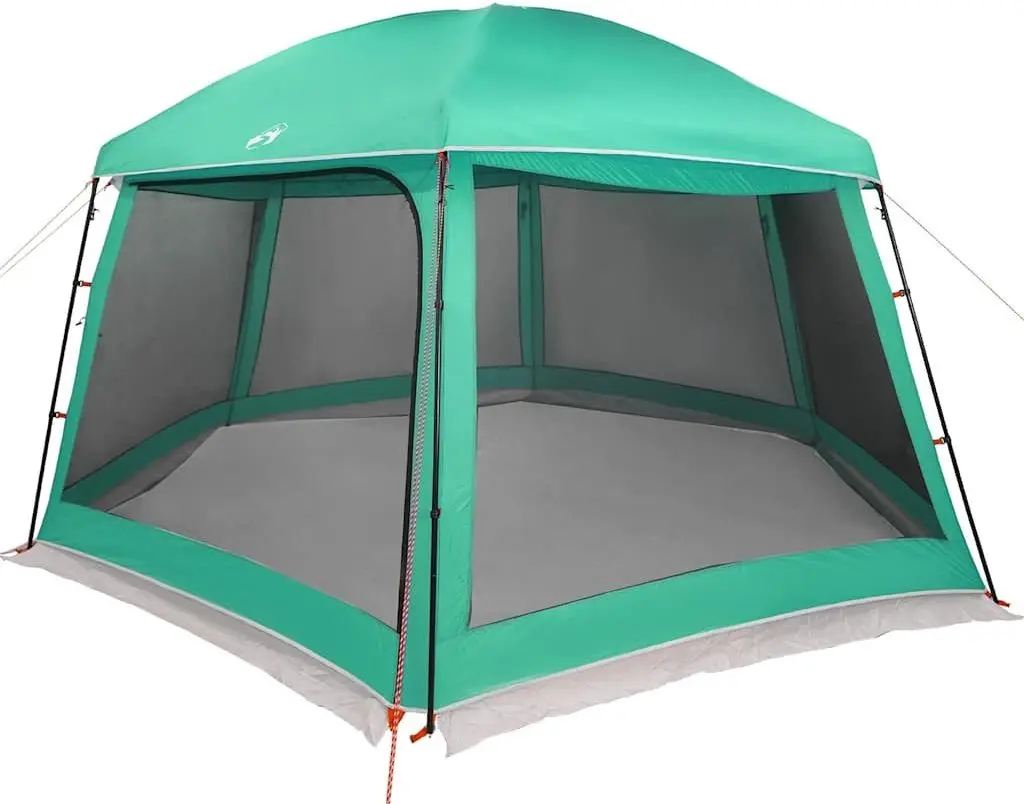 Cort pentru piscina cu cadru VidaXL 4100626 (Green)