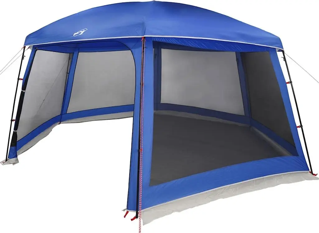 Cort pentru piscina cu cadru VidaXL 4100628 (Blue)