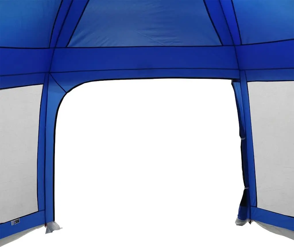 Cort pentru piscina cu cadru VidaXL 4100628 (Blue)