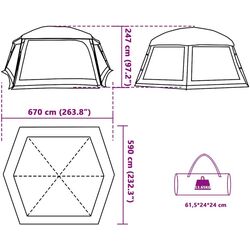 Тент для каркасного бассейна VidaXL 4100631 (Blue) Thumb