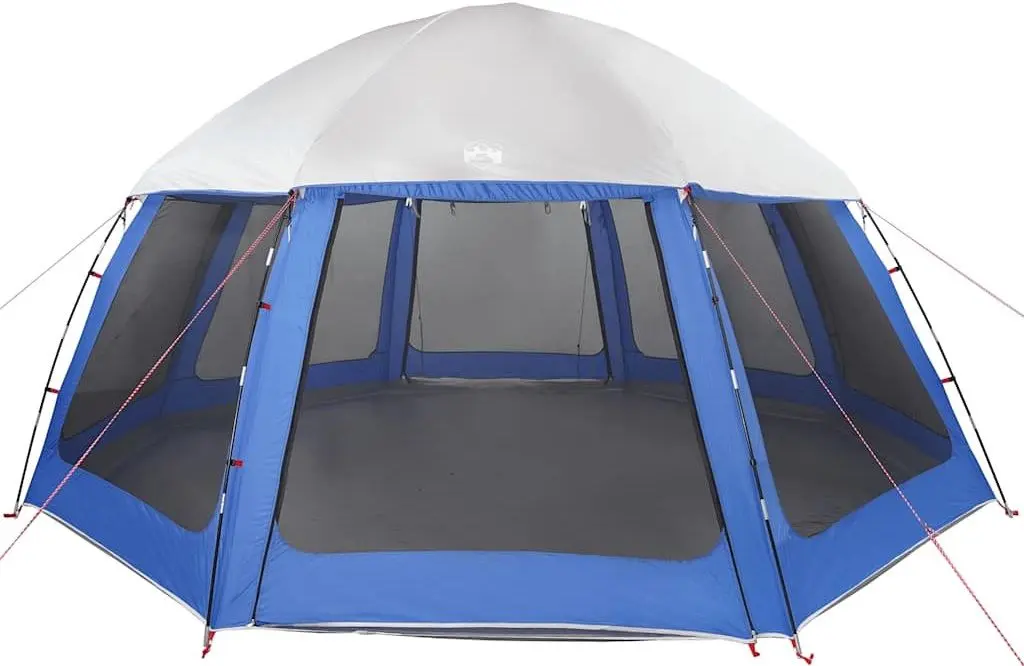 Cort pentru piscina cu cadru VidaXL 4100634 (Blue)