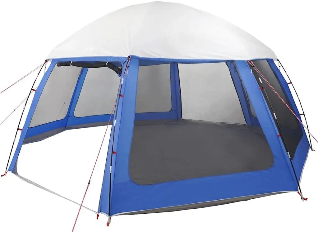 Cort pentru piscina cu cadru VidaXL 4100634 (Blue)