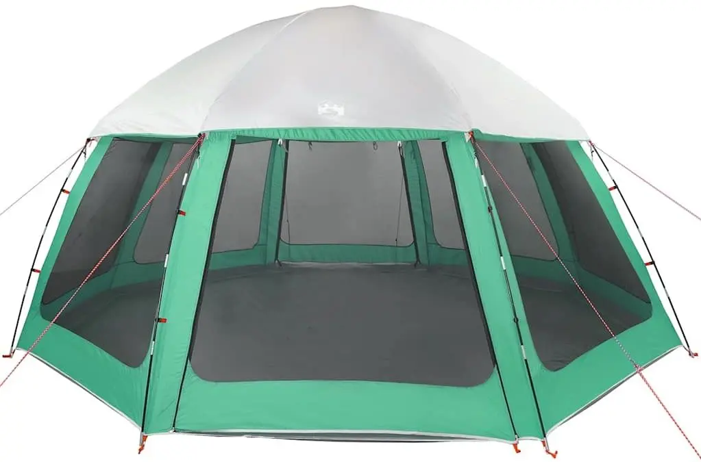 Cort pentru piscina cu cadru VidaXL 4100635 (Green)