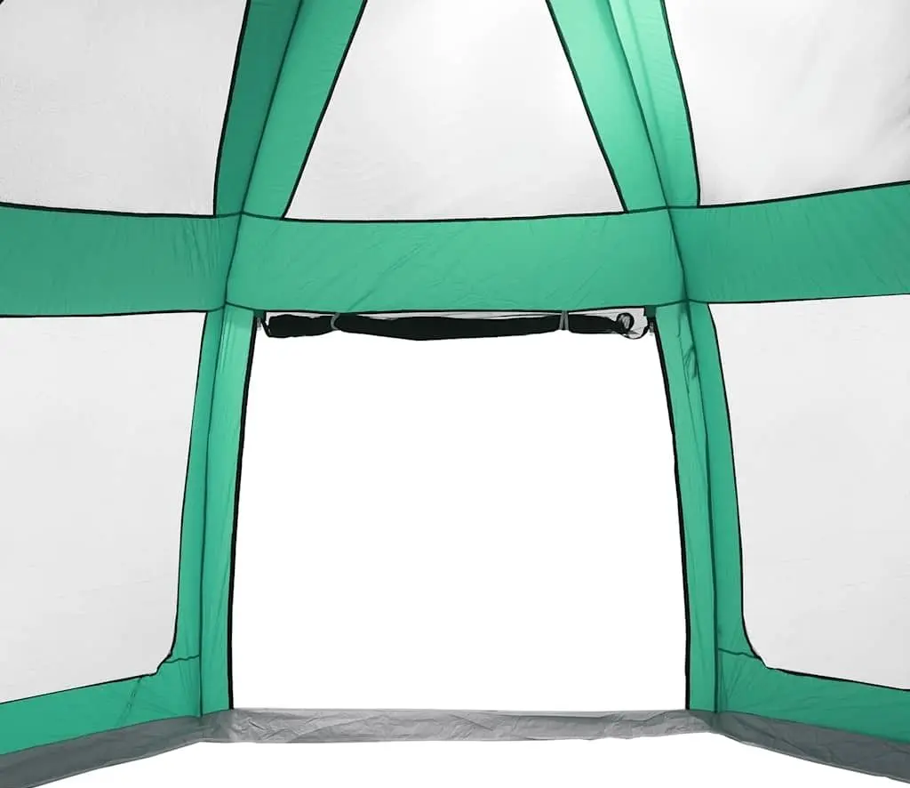 Cort pentru piscina cu cadru VidaXL 4100635 (Green)