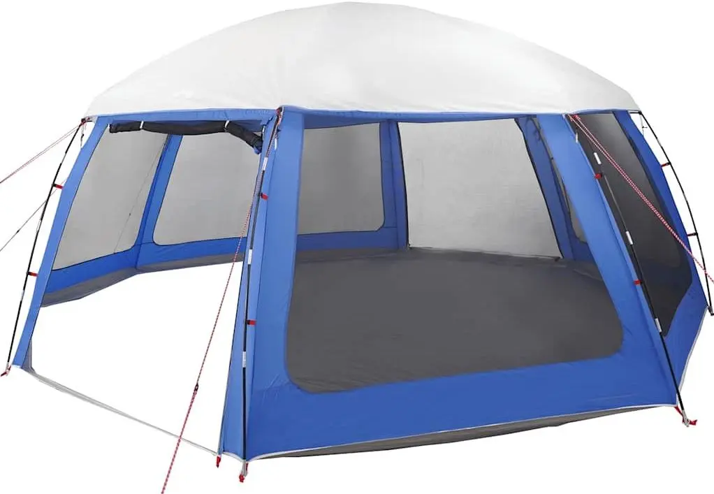 Cort pentru piscina cu cadru VidaXL 4100637 (Blue)