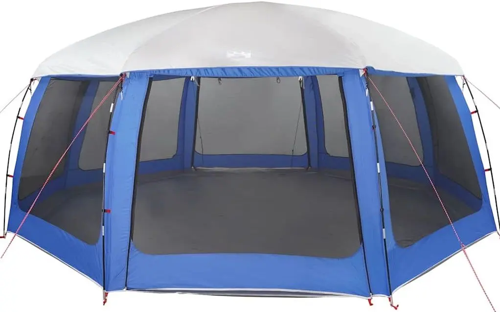 Cort pentru piscina cu cadru VidaXL 4100640 (Blue)