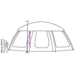 Cort pentru piscina cu cadru VidaXL 4100641 (Green) Thumb