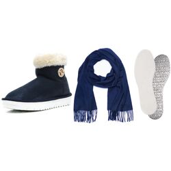 Зимний набор Oodji Blue 37 + WIS-608 Blue + Yourstep Alu